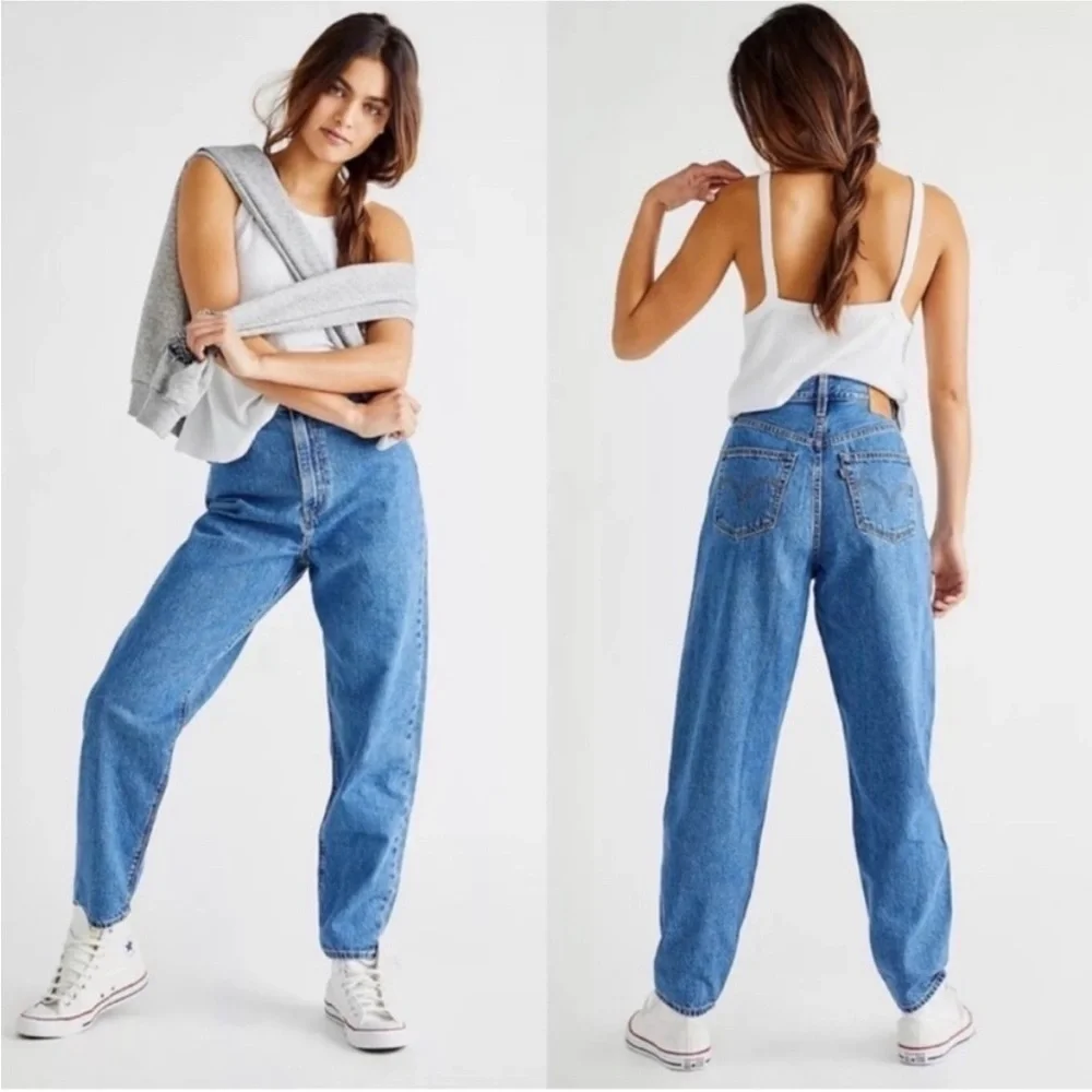 Levi’s High Loose Taper Jeans size 24 - Picture 1 of 12